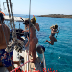 diving for selfies