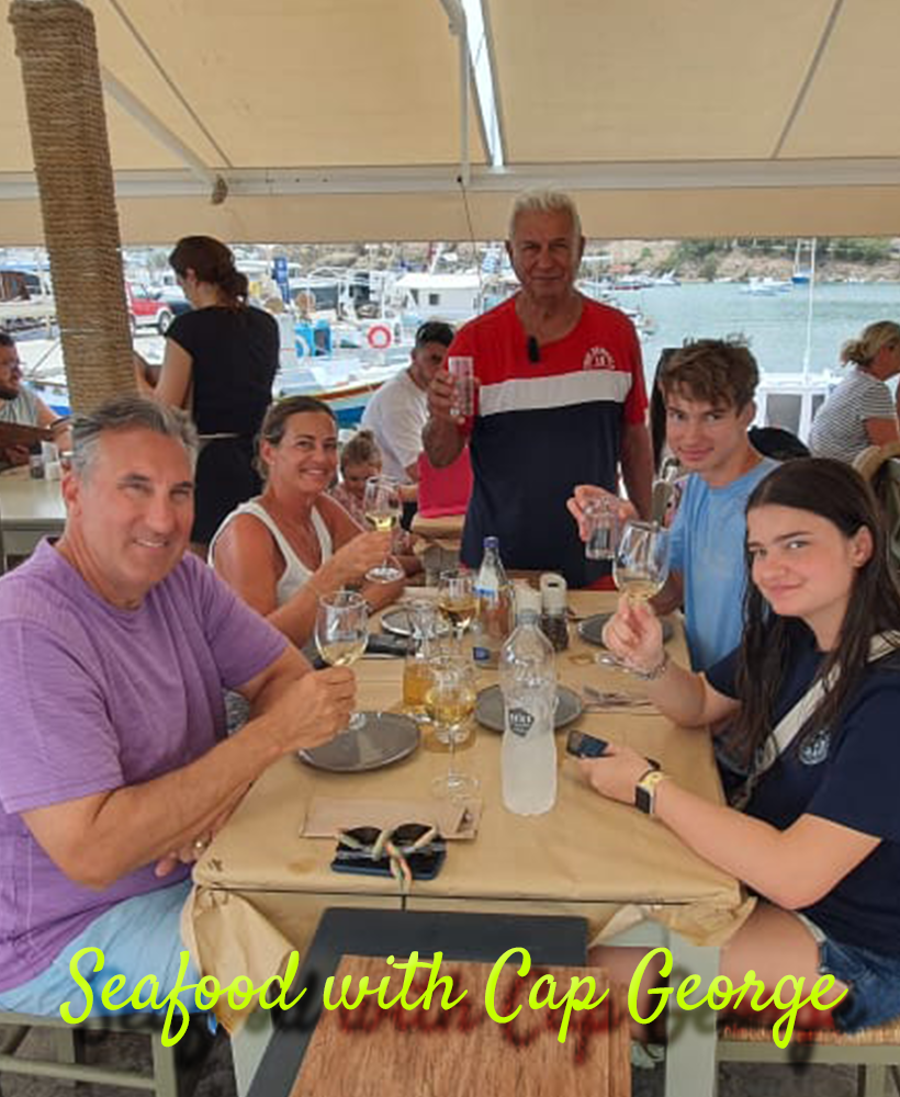 seafood with captain George